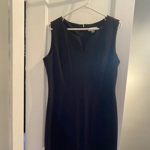 Profession black dress.